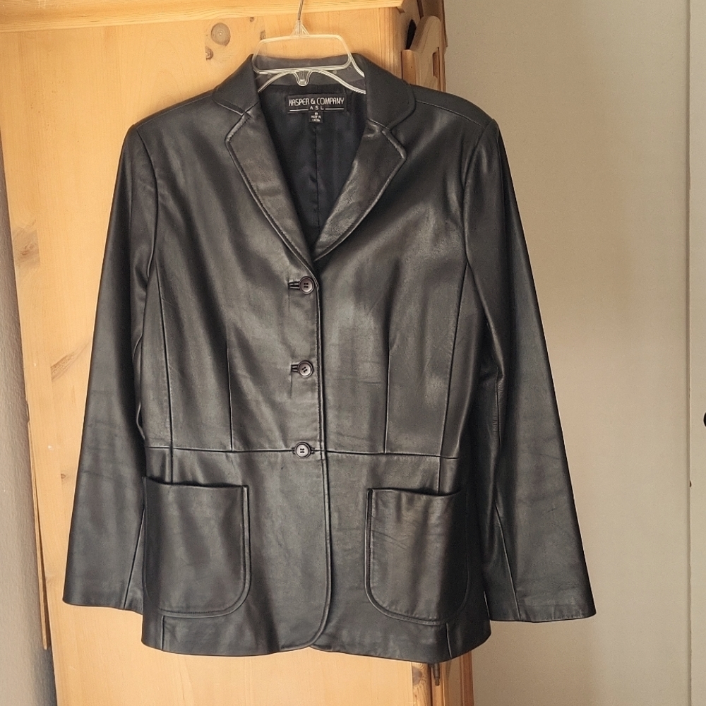 Leather jacket